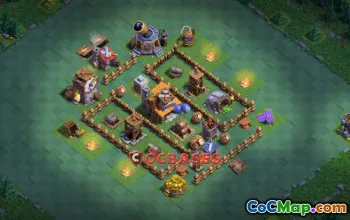 Builder Hall 4 Trophy Base for Clash of Clans - Copy Now! #22533