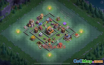 Builder Hall 5 Progress Base | Clash of Clans Copy Link #49007