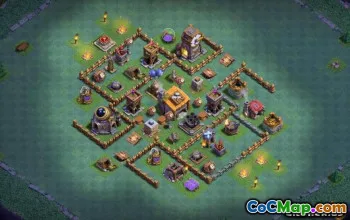 Builder Hall 6 Base Layouts & Links voor COC - Farming and Trophy #14258