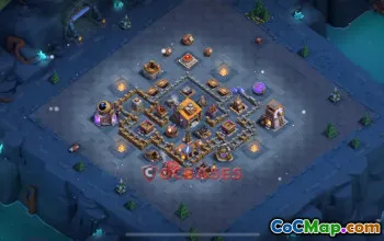 Builder Hall 6 Fun Base - Tough to Crack | Clash of Clans #19307