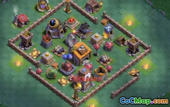 Builder Hall 6 Trophy Base: Anti 3 Stars | Clash of Clans #23710