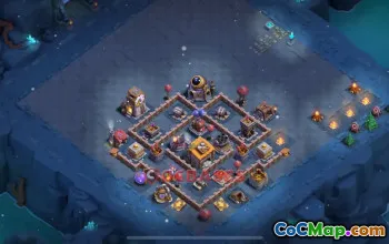 Builder Hall 6 Trophy Base | Clash of Clans Base Link #48953