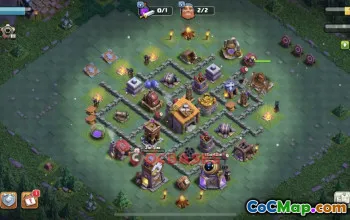 Builder Hall 6 Trophy Base | Clash of Clans Strategy #48952