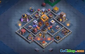 Builder Hall 6 Trophy Base | Clash of Clans Trophy Pushing #48957