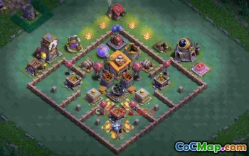 Builder Hall 6 Trophy Base Layout tzlez #57040