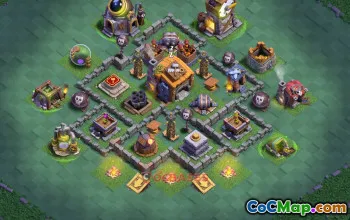 Builder Hall 7 Base | Clash of Clans Anti 3 Stars Strategy #48999