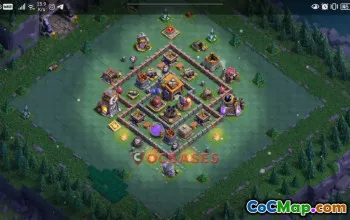 Builder Hall 7 Fun Base - Clash of Clans Base Link #48994