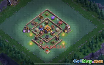 Builder Hall 7 Trophy Base | Clash of Clans Anti-3Star Layout #51004