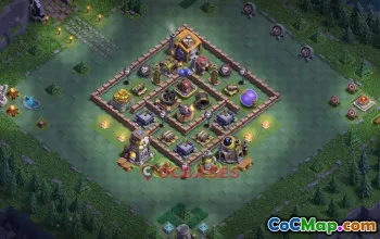 Builder Hall 7 Trophy Base | Clash of Clans Defense Guide #52405