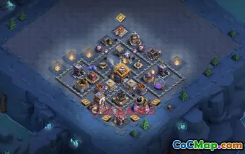 Builder Hall 7 Trophy Base | Clash of Clans Design & Copy Link #48998