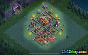 Builder Hall 8 Anti 3-Star Trophy Base Strategies | Clash of Clans #19178