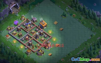 Builder Hall 8 Progress Base | Clash of Clans Copy Link #19029