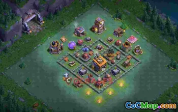 Builder Hall 8 Progress Base - Layout 17rk6 #56980