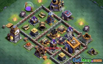 Builder Hall 8 Trophy Base | Clash of Clans Strategies #23701