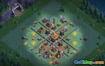 Builder Hall 8 Trophy Base - Clash of Clans V2 | Copy Link #49021