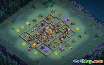 Builder Hall 9 Base Layouts: Farming & Trophy Maps for CoC #16793