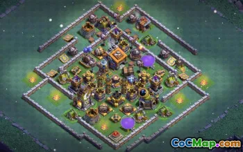 Builder Hall 9 Layouts: CoC Farming and Trophy Maps #15467