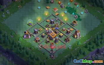 Builder Hall 9 Progress Base for Clash of Clans - BH9 Guide #19069