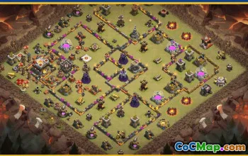 Clan of Clans Base Layouts for Town Hall 11 & War Maps #29236