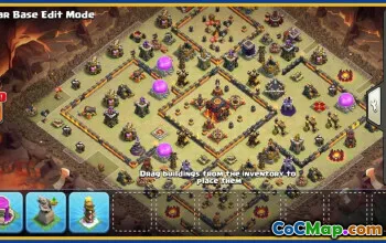 Clan of Clans Base Layouts - Town Hall 10, War & Trophy Bases #30345