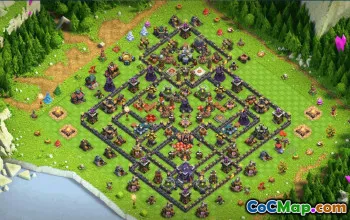 Clan of Clans Base Layouts: Town Hall 15, War & Trophy Bases #33168