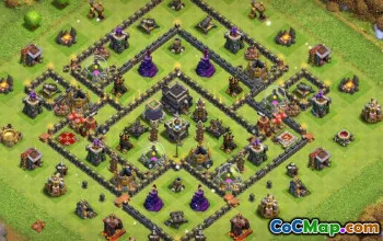 氏族氏族市政厅9基本布局和地图＃15252