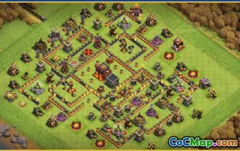 Clan of Clash Base Layouts | Town Hall 10, War, Trophy, Links #27815