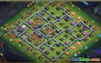 Clash of Clans Base Copy & Link | Town Hall 15, War, Trophy Layouts #28737