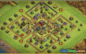 Clash of Clans Base Layouts & CoC Maps | Town Hall 10 & More #27817