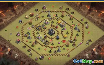 Clash of Clans Base Layouts & Copy Links | Town Hall 9, HQ #27623