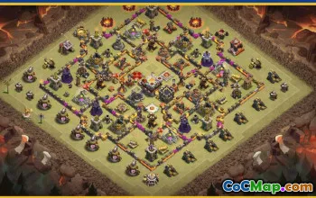 Clash of Clans Base Layouts Copy - Town Hall 11, Farming & Trophy Maps #28824
