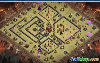Clash of Clans Base Layouts for Town Hall 10 | Copy & Download #28060