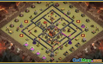 Clash of Clans Base Layouts for Town Hall 10 | Map & Links #30184
