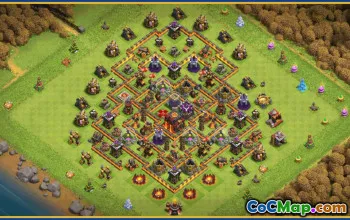 Clash of Clans Base Layouts for Town Hall 10 & More #29324