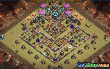 Clash of Clans Base Layouts for Town Hall 13 | CoC Map & Tips #31710