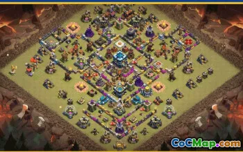 Clash of Clans Base Layouts for Town Hall 13 | Maps & Links #30529
