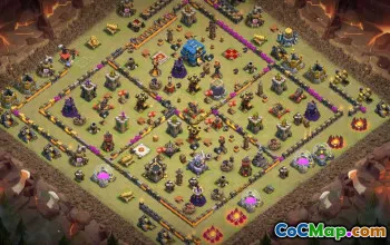 Clash of Clans Base Layouts HQ12 | Town Hall 12, War, Trophy & More #31917