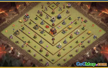 Clash of Clans Base Layouts & Links for TH10 | CoC Maps & Bases #28097
