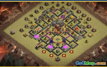 Clash of Clans Base Layouts & Links | Town Hall 10, War & Trophy Bases #29858