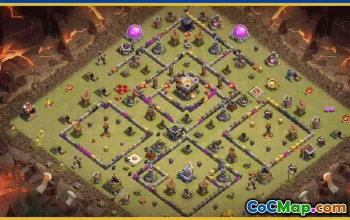 Clash of Clans Base Layouts & Links | Town Hall 11, War, Trophy #29510