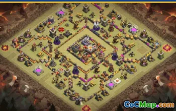Clash of Clans Base Layouts & Links | Town Hall 11, War, Trophy #30255