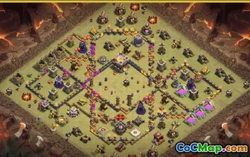 Clash of Clans Base Layouts & Links | Town Hall 11, War & Trophy Bases #28033