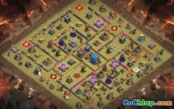 Clash of Clans Base Layouts & Links | Town Hall 12, War, Trophy #32863