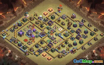 Clash of Clans Base Layouts & Links | Town Hall 15, War, Trophy #30754
