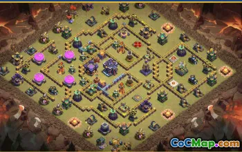 Clash of Clans Base Layouts & Links | Town Hall 15, War & Trophy Bases #28418