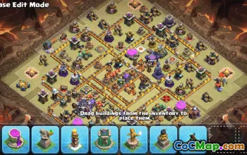 Clash of Clans Base Layouts & Links | Town Hall 15, War & Trophy Bases #31700