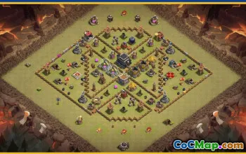 Clash of Clans Base Layouts & Links | Town Hall 9, Farming, Trophy #27618