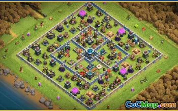 Clash of Clans Base Layouts & Map | Town Hall 13, Troops & More #29256