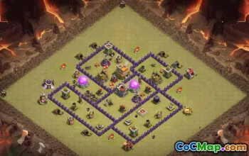 Clash of Clans Base Layouts (TH7) | War, Trophy, Town Hall 7 #30976