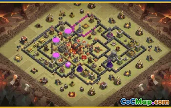 Clash of Clans Base Layouts: Town Hall 10, Farming & Trophy Maps #28695